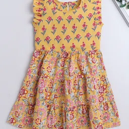 The Magic Wand Girls Floral Print Fit & Flare Dress-image-74
