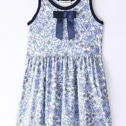 CrayonFlakes Girls Floral Printed Fit & Flare Dress-picture-23