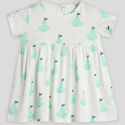 Somersault Girls Conversational Printed Cotton Flared Fit & Flare Dress-image-65