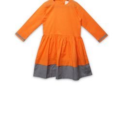 charkhee Round Neck Cotton Fit & Flare Dress-image-75