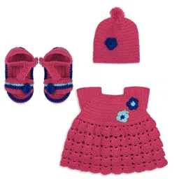 WINDROP SOLUTIONS Woollen Fit & Flare Dress-image-51