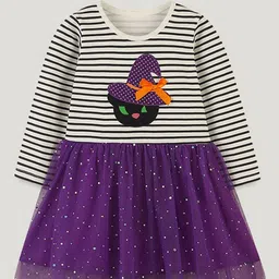 StyleCast Striped Long Sleeves Cotton Fit and Flare Dress-picture-51