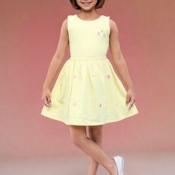 Toonyport Girls Floral Fit & Flare Dress-picture-11