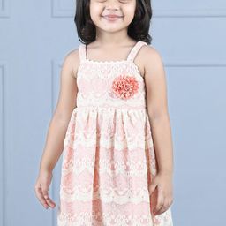 Hola Bonita Shoulder Straps Floral Layered Fit & Flare Dress-image-54
