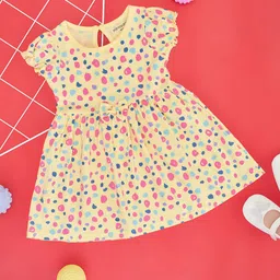 Pantaloons Baby Infant Girls Abstract Printed Fit & Flare Dress-image-35