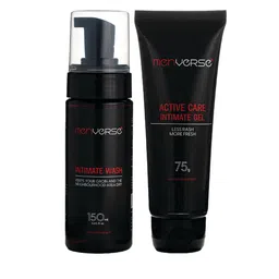 MENVERSE Clean n Fresh Men Intimate Wash 150 ml & Active Care Intimate Gel 75 gm-image-54