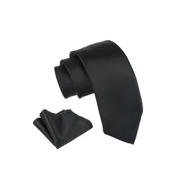 AXLON Men Micofiber Formal Tie With Pocket Square Accessory Gift Set-46