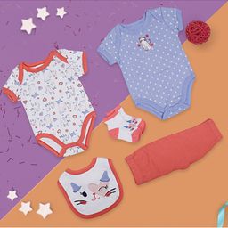 Baby Moo Infant 5-Piece Pure Cotton Baby Apparel Gift-44