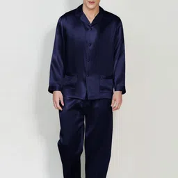 Bella Babe by SK Shirt Collar Satin Night suit-picture-29