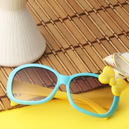 PASSION PETALS Girls Brown & Blue Oval Sunglasses UV Protected Lens11-8bluesunglasses-Blue-13