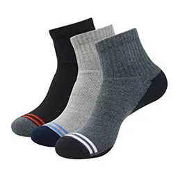 Balenzia Men Pack Of 3 Patterned Ankle-Length Sports Socks-42