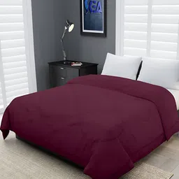 RF RELAXFEEL Wine Geometric Heavy Winter 233 GSM Double Bed Comforter-image-56