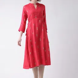 Span Ethnic Motifs Mandarin Collar Straight Cotton Kurta-image-51