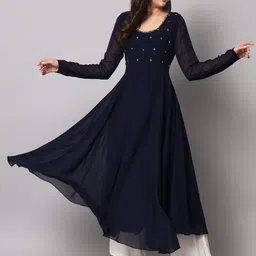 Poshak Hub Women Yoke Design Anarkali Kurta-20
