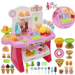 OPINA Kids Role Pretend Play Set Mini Home Supermarket Set-4