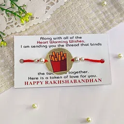 The Magic Wand Kids Popcorn Sticker Cham Rakhi-12