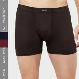 T.T. Mens Pack Of 3 Jazz Pure Cotton Trunks-10