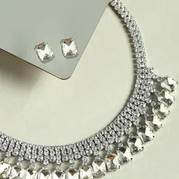 OOMPH Cubic Zirconia Studded Jewellery Set-71