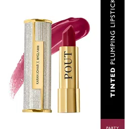 MyGlamm Pout By Karan Johar Tinted Plumping Lipstick 3.5g - Party Pout-44