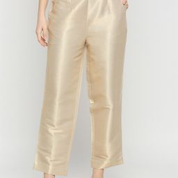 Cloth Haus India Women Mid Rise Straight Fit Slip On Cotton Trousers-image-86