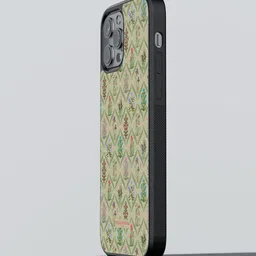 macmerise Payal Singhal Mughal Motifs Printed iPhone 12 Pro Phone Bumper Case Cover-image-85