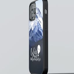 macmerise Lifes An Adventure Printed iPhone 12 Pro Phone Bumper Case Cover-image-14