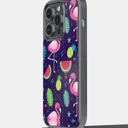 macmerise Flamingo IPhone 14 Pro Bumper Case Cover-image-5