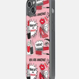macmerise Typography Printed iPhone 14 Plus Bumper Case Cover-17