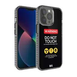 DailyObjects Black & White Do Not Touch iPhone 13 Pro Stride 2.0 Case Cover-55