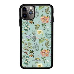 macmerise Floral Printed iPhone 11 Pro Max Phone Bumper Case-image-62