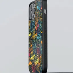 macmerise Immigration Stamps Printed iPhone 12 Pro Max Phone Bumper Case-image-81