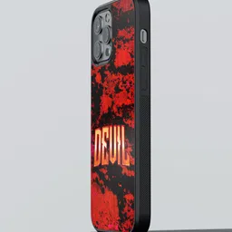 macmerise Heavenly Devil Typography Printed iPhone 12 Pro Max Bumper Case Cover-image-28