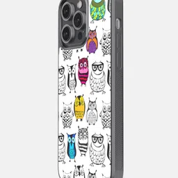 macmerise Owl Art Printed  iPhone 14 Pro Max Bumper Case Cover-picture-48