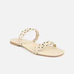 Vishudh Women Beige Embellished Flats-image-71