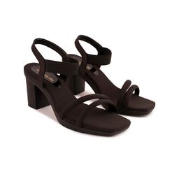 sneakers villa Open Toe Block Heels-57