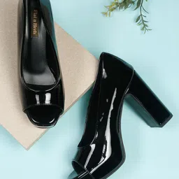 Flat n Heels Peep Toe Platform Heels-42