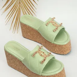 madam glorious Embellished Wedge Heels-picture-11