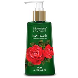 Morpheme Remedies Rose & Geranium, Anti Bacterial Handwash 250 ml-image-36