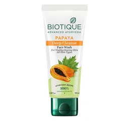 Biotique Papaya Deep Cleanse Visibily Glowing Skin Face Wash - 100ml-45
