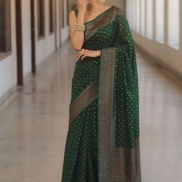 KALINI Woven Design Zari Banarasi Saree-image-63