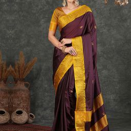 SAMAH Woven Design Zari Banarasi Saree-image-53