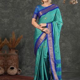 SAMAH Woven Design Zari Banarasi Saree-image-54