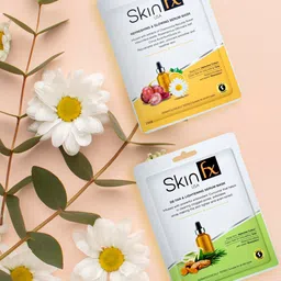 Skin Fx Pack Of 2 Lightening Refreshing & Glowing Facial Serum Mask - 50 ml-53