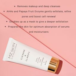 MZ SKIN Cleanse & Clarify Dual Action AHA Cleanser & Mask - 100ml image 5