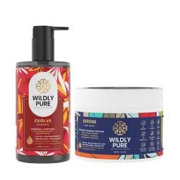 Wildly Pure Set of Evolve Shampoo 300 ml & Serene Hair Mask 200 ml-54
