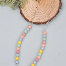 Arendelle Multicoloured Pastel Beads Mask Chain-84