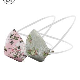 VASTRAMAY Unisex 2 Pcs Reusable 3-Ply Outdoor Head Band Cloth Masks-25