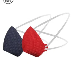 VASTRAMAY Unisex 2 Pcs 3-Ply Anti-Pollution Reusable Outdoor Masks-10