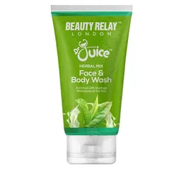 BeautyRelay London Dr Juice Moringa, Wheatgrass & Tea Tree Herbal Mix Face Body Wash 200ml-14
