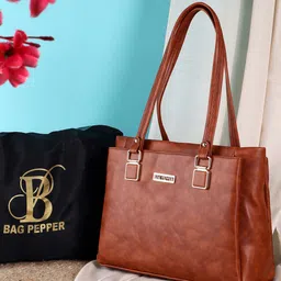 Bag Pepper Textured Structured Shoulder Bag-22